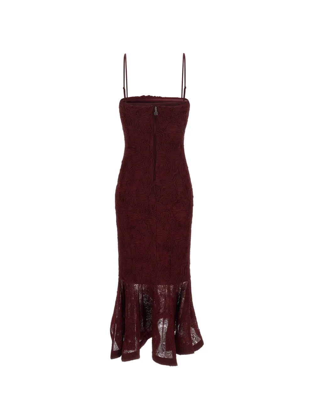 ROTATE BIRGER CHRISTENSEN Jurk met bloemenpatch Rood