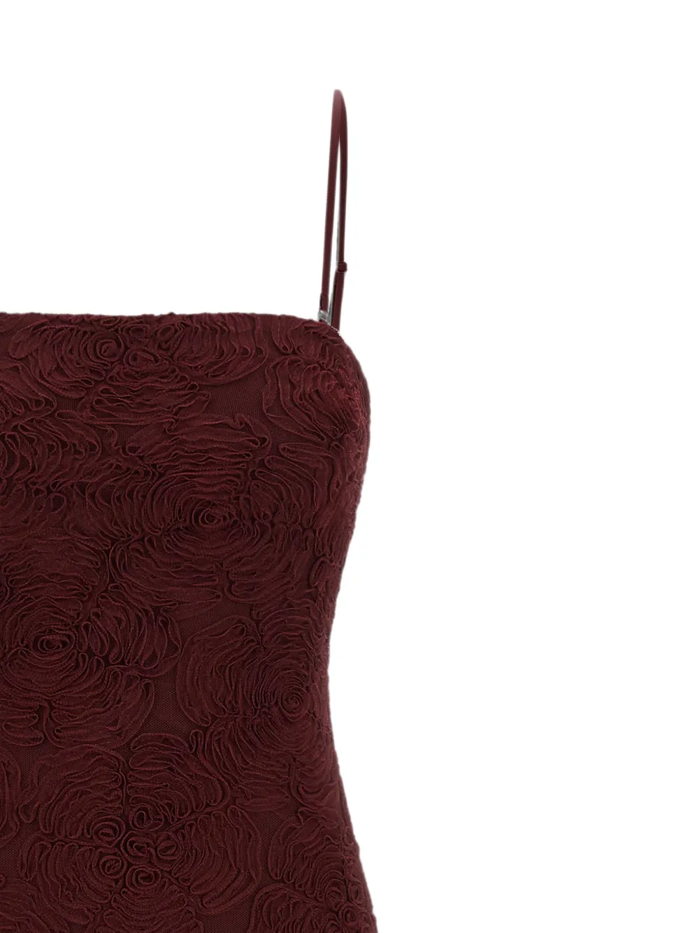 ROTATE BIRGER CHRISTENSEN Jurk met bloemenpatch Rood