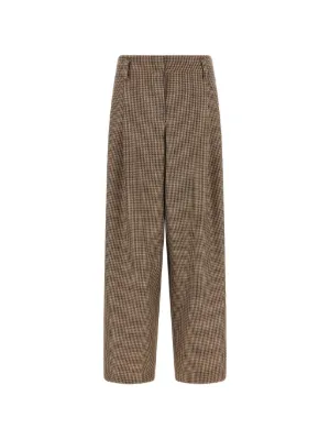 Brunello Cucinelli ストライプ ワイドパンツ | グレー | FARFETCH JP