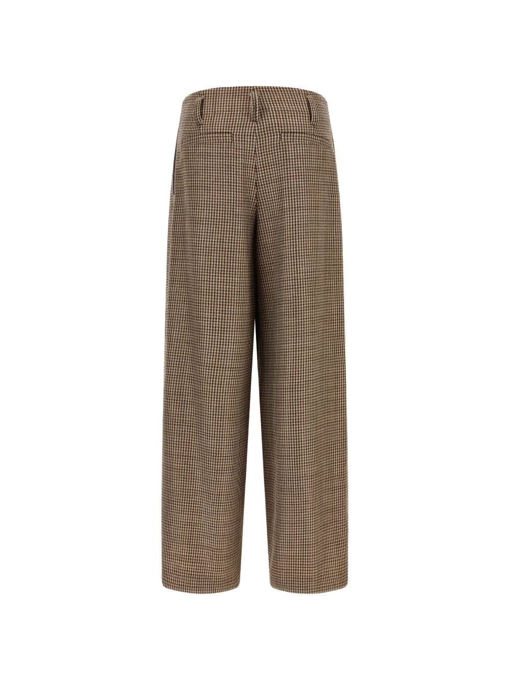 Brunello Cucinelli Geruite pantalon Bruin