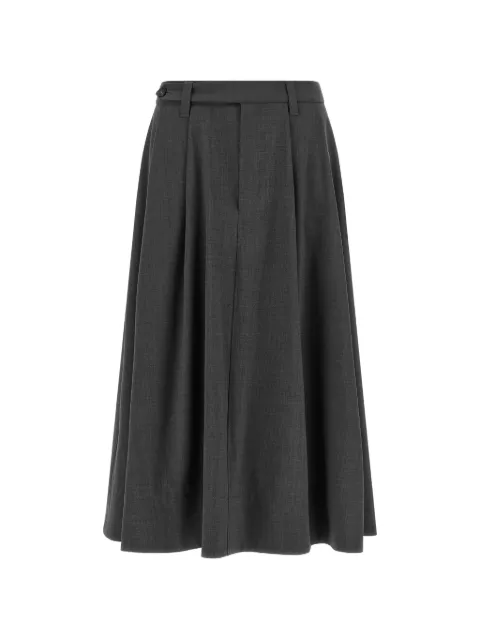 Brunello Cucinelli — Monile-detail flared midi skirt
