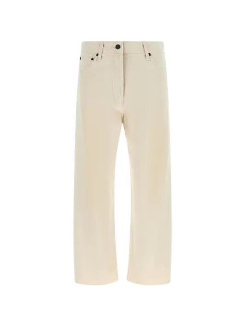 The Row Fortino raw-cut straight-leg jeans