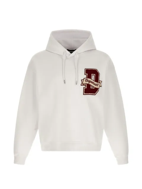 DSQUARED2 logo-patch hoodie