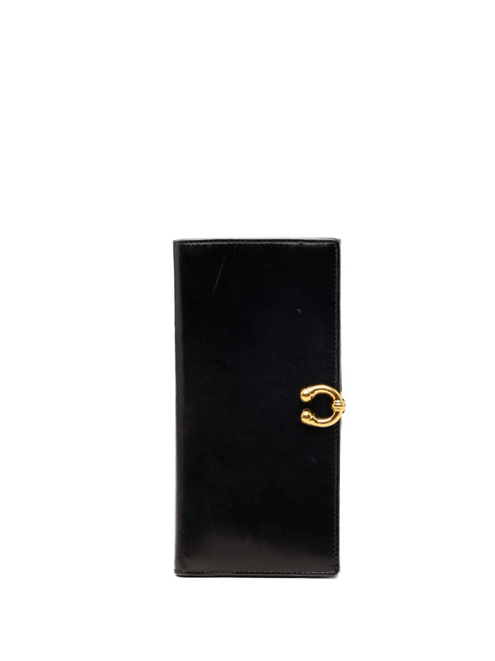 Gucci Pre-Owned 2000-2015 Calfskin Horseshoe Wallet long wallets - Nero
