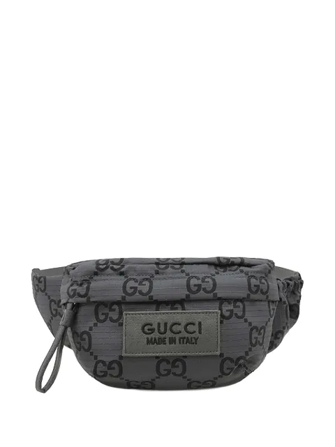 Gucci Pre-Owned riñonera de nylon con motivo GG 2016-2026