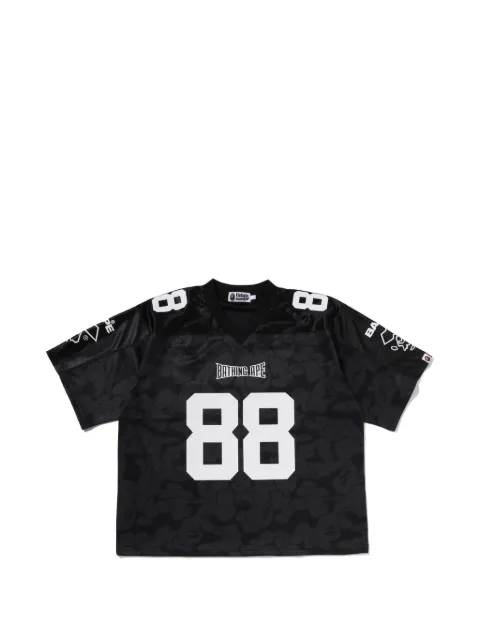 A BATHING APE® camouflage-print logo-print T-shirt