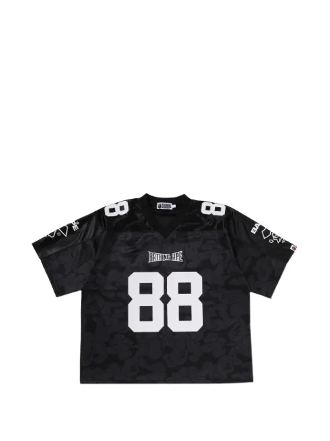 A BATHING APE® camouflage-print logo-print T-shirt