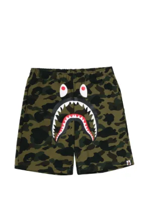 最終値下げ！A BATHING APE カモフラージュショートパンツ A BATHING APE® カモフラージュ ショートパンツ | ブルー | FARFETCH JP