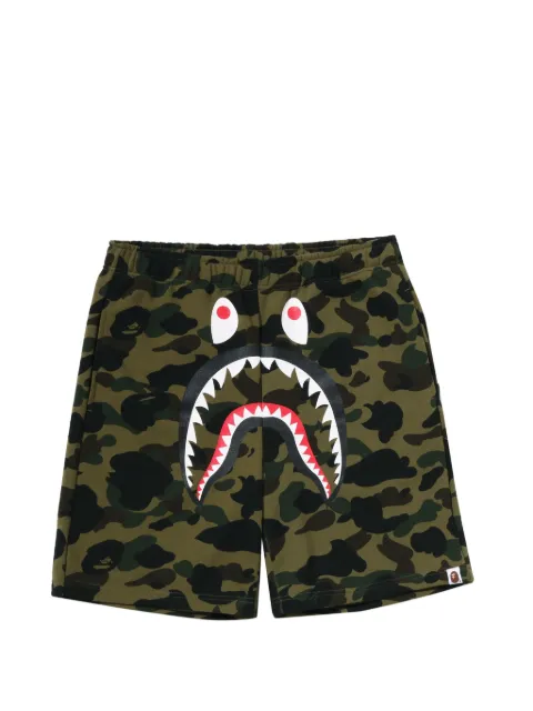 A BATHING APE® 샤크 카무플라주 프린트 쇼츠