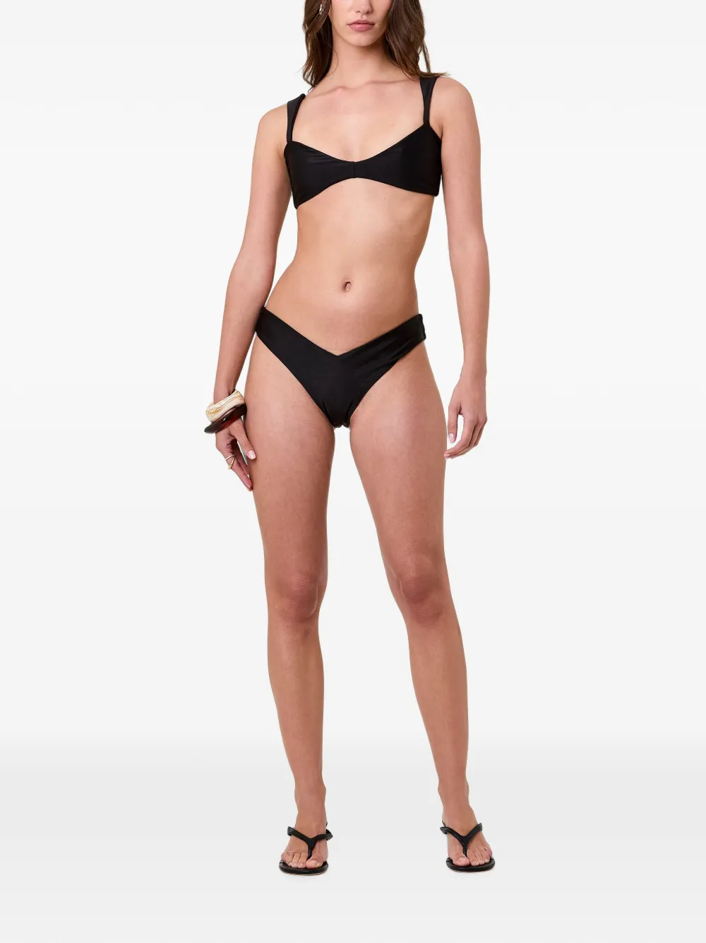  Nicholas Tahina Bikini Bottoms - Negro 
