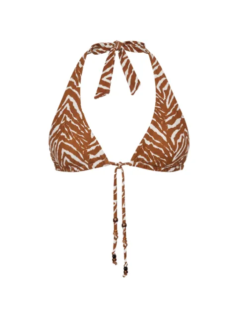 Nicholas Malta bikini top - abstract animal