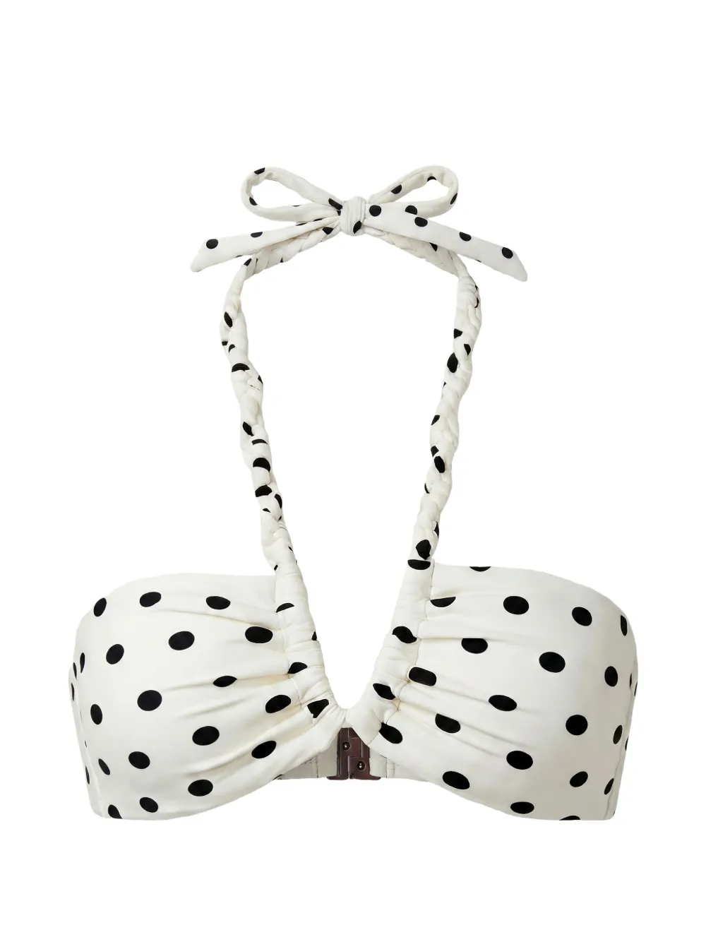 Nicholas Top bikini macramé Ondine - Bianco