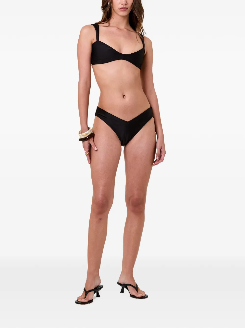  Nicholas Bridget Balconette Top - Black - Negro 