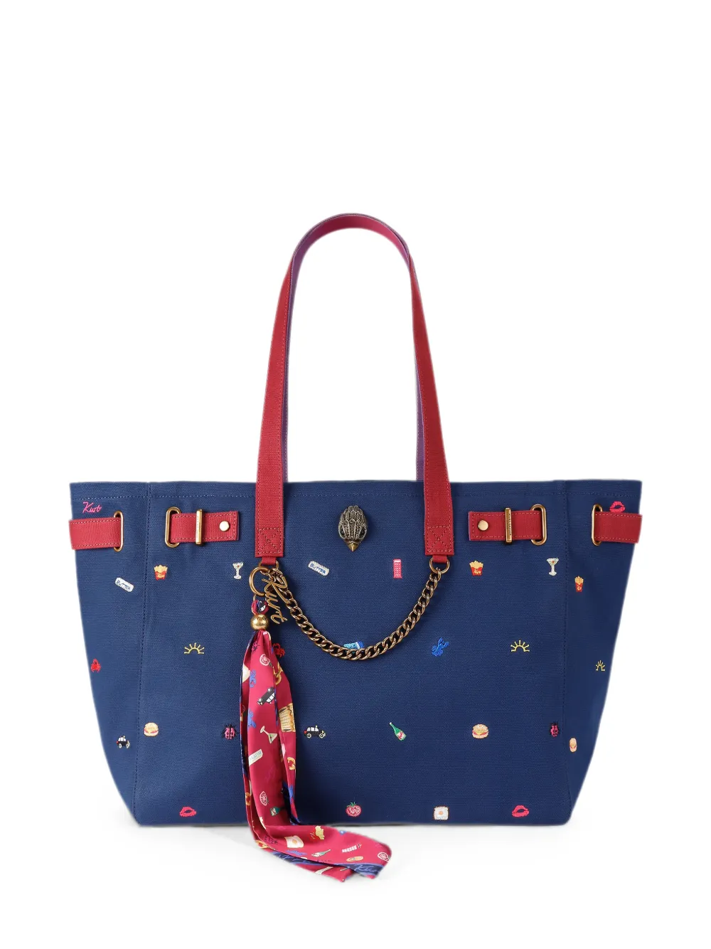 Kurt Geiger London Borsa shopper Sloane - Blu
