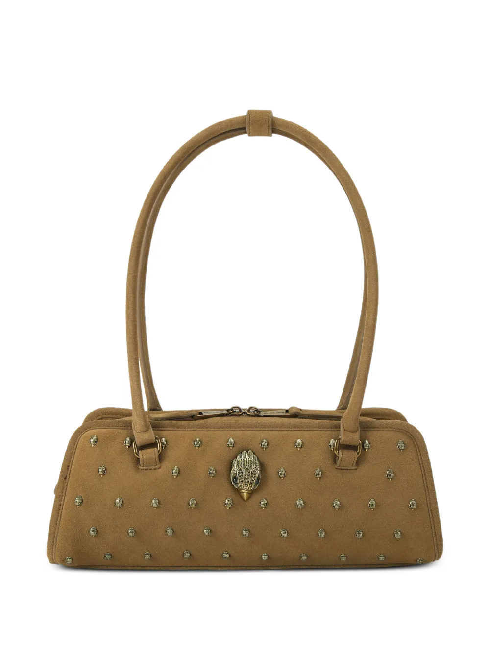 Kurt Geiger London Borsa Kensington Banger con borchie - Marrone