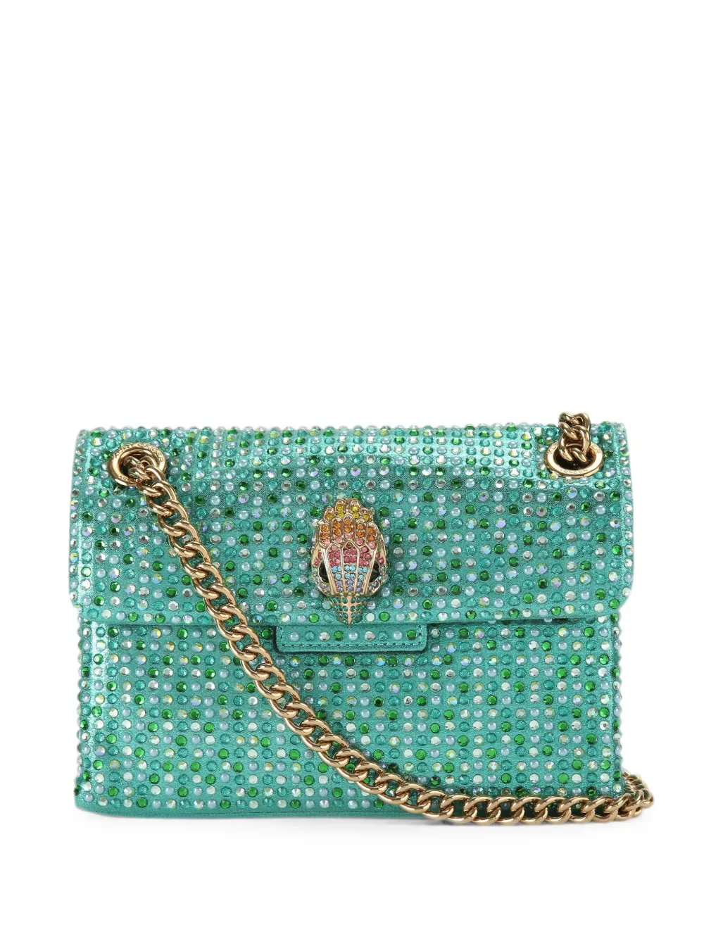 Kurt Geiger London Borsa Kensington mini in tessuto - Verde