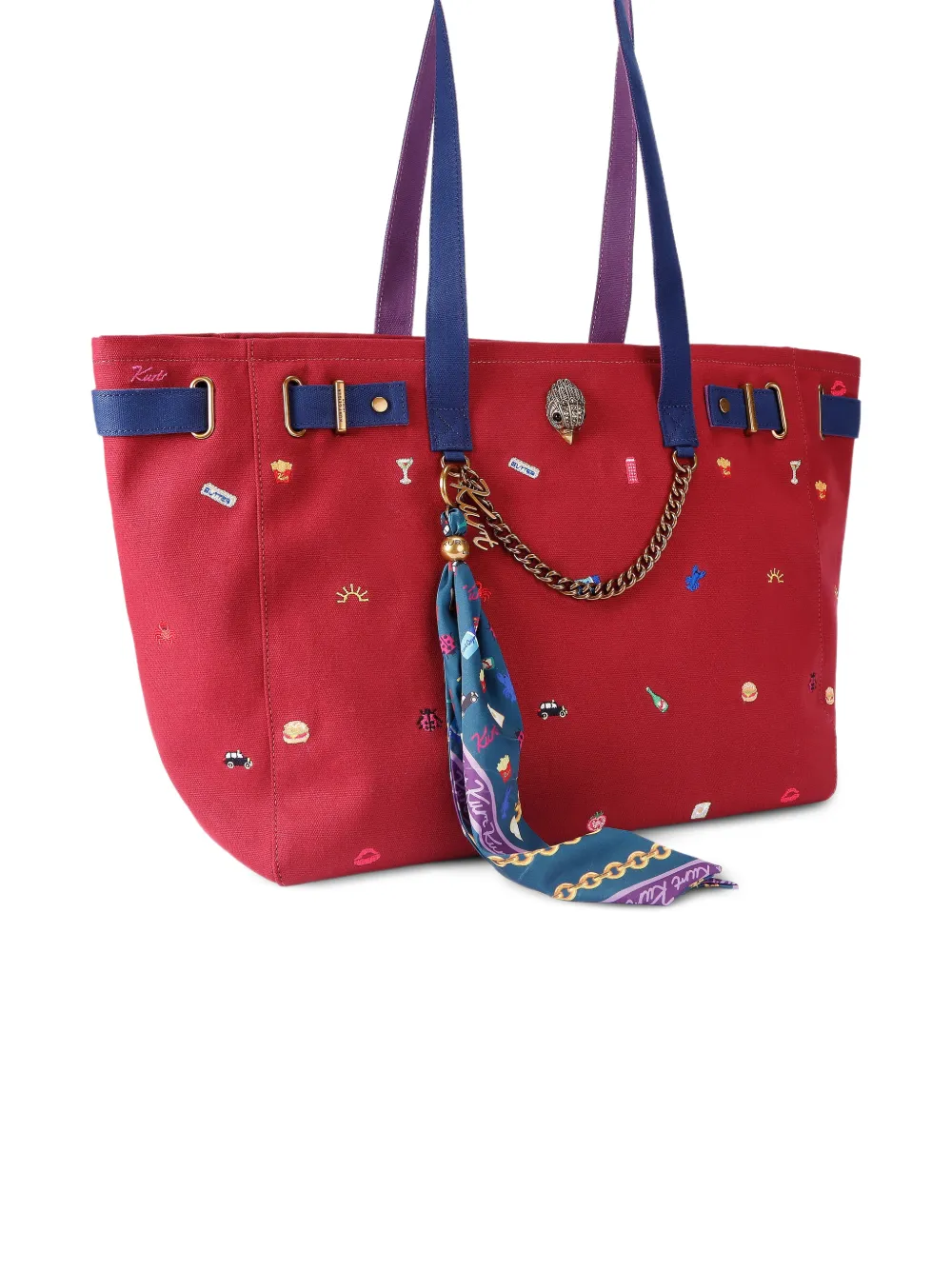 Kurt Geiger London Sloane shopper Rood