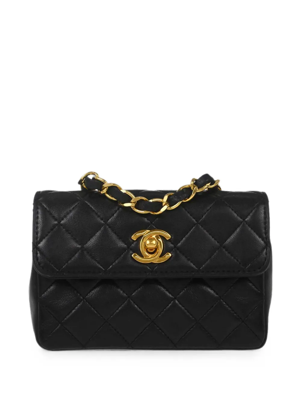 CHANEL Pre-Owned 1990 Straight Flap shoulder bag - Nero