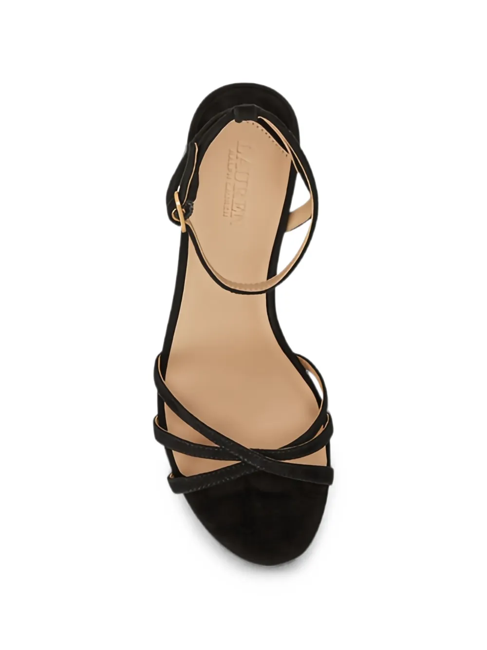 Polo Ralph Lauren Kendyl crossover sandals Zwart
