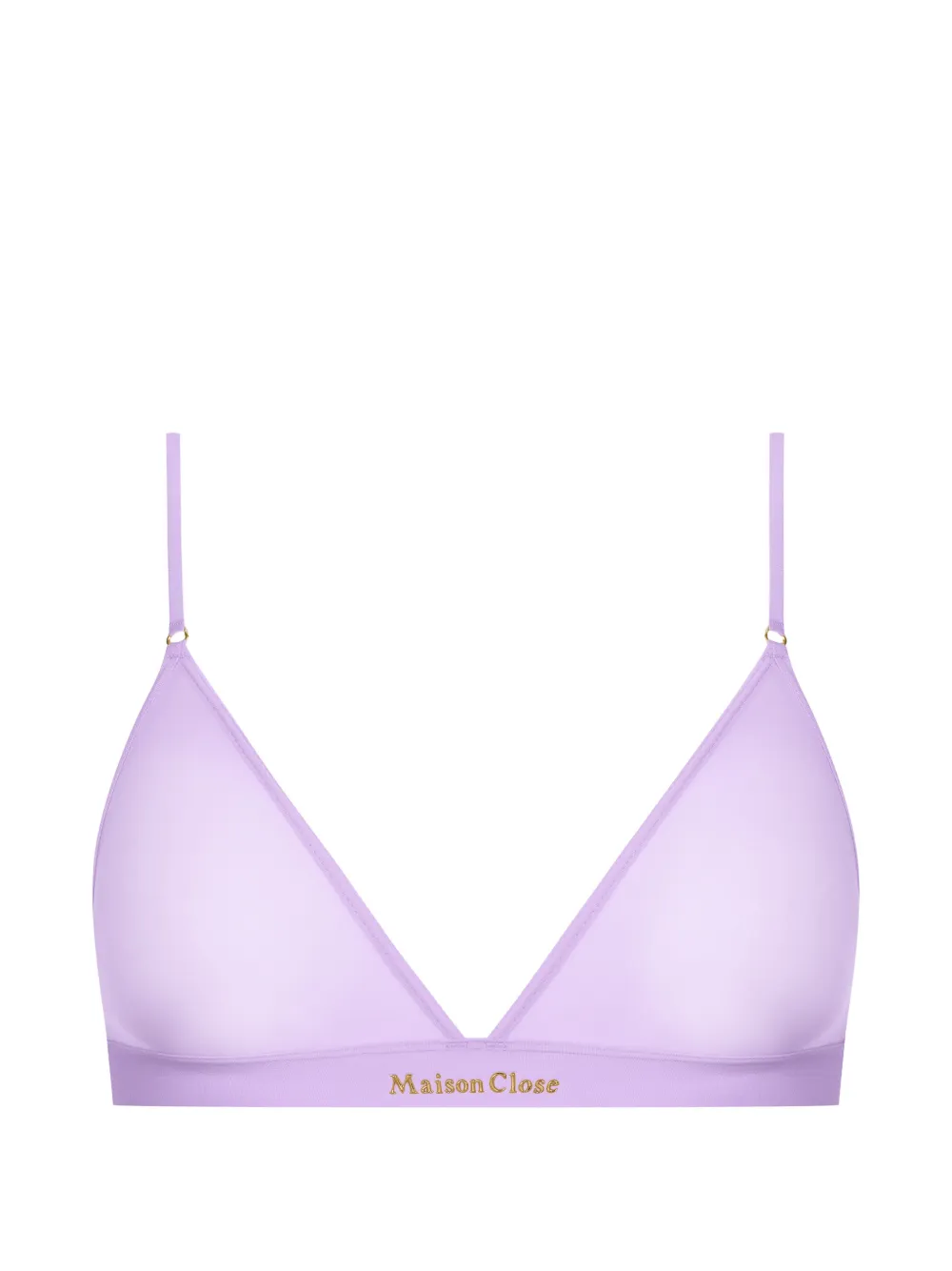 Maison Close Double Sens sheer triangle bra - Viola