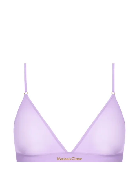 Maison Close Double Sens sheer triangle bra