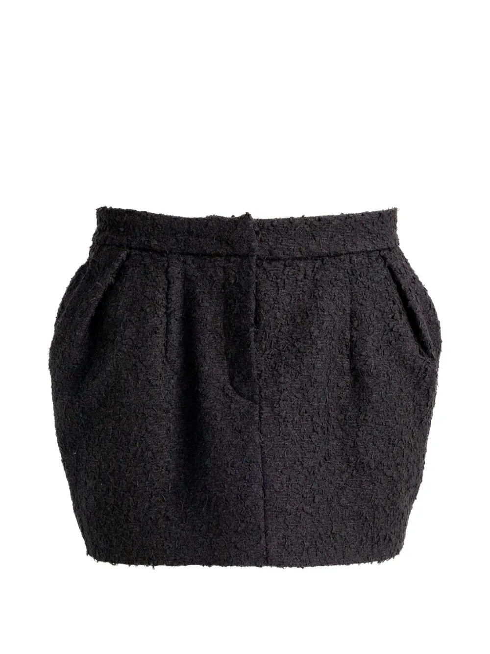 Magda Butrym concealed-fastening mini skirt - Nero