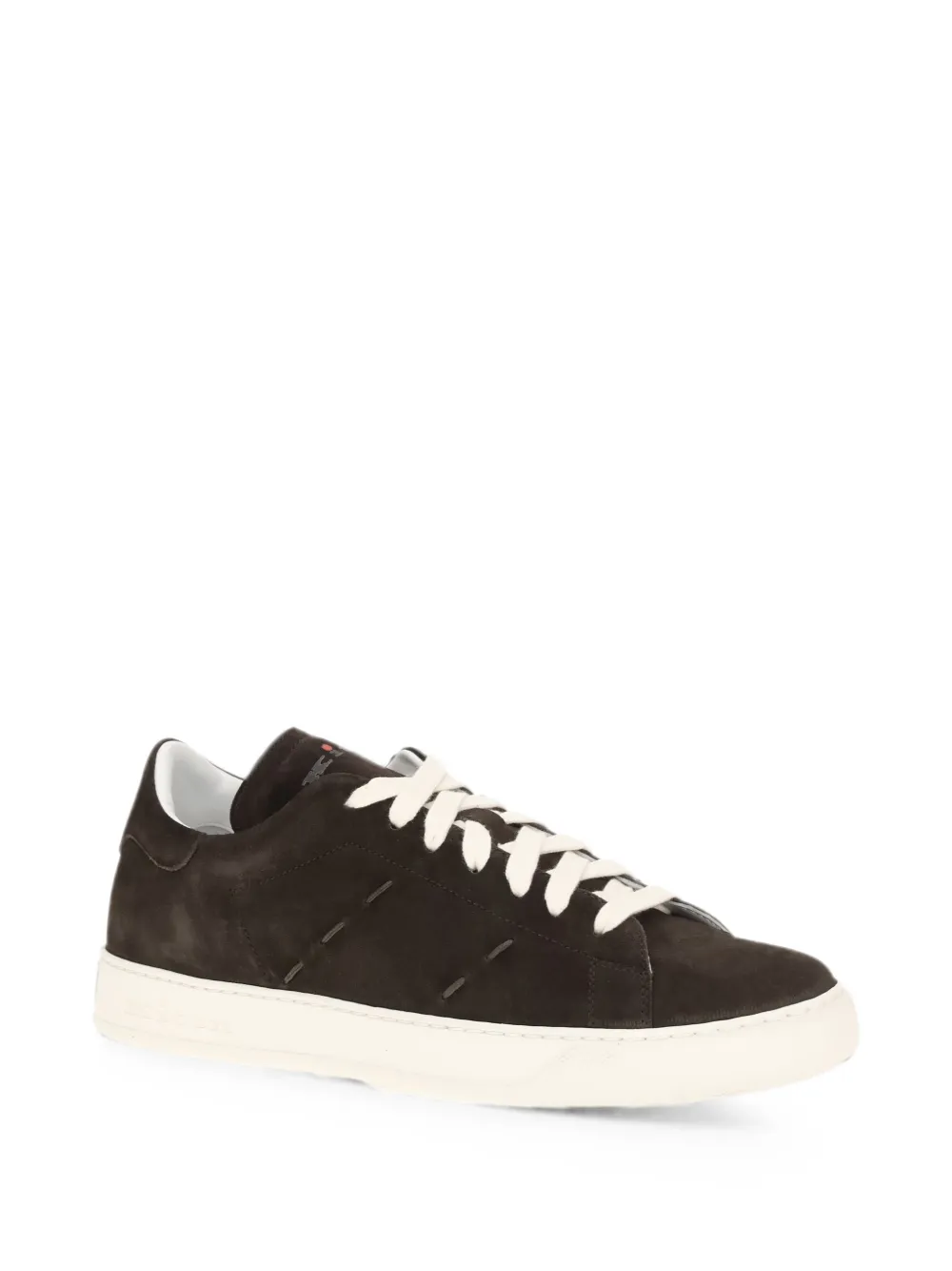 Kiton Suède sneakers Bruin
