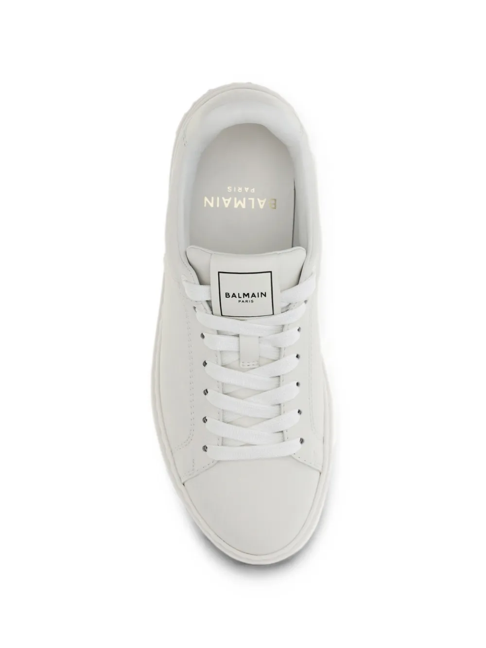 Balmain B-Court leather sneakers Wit