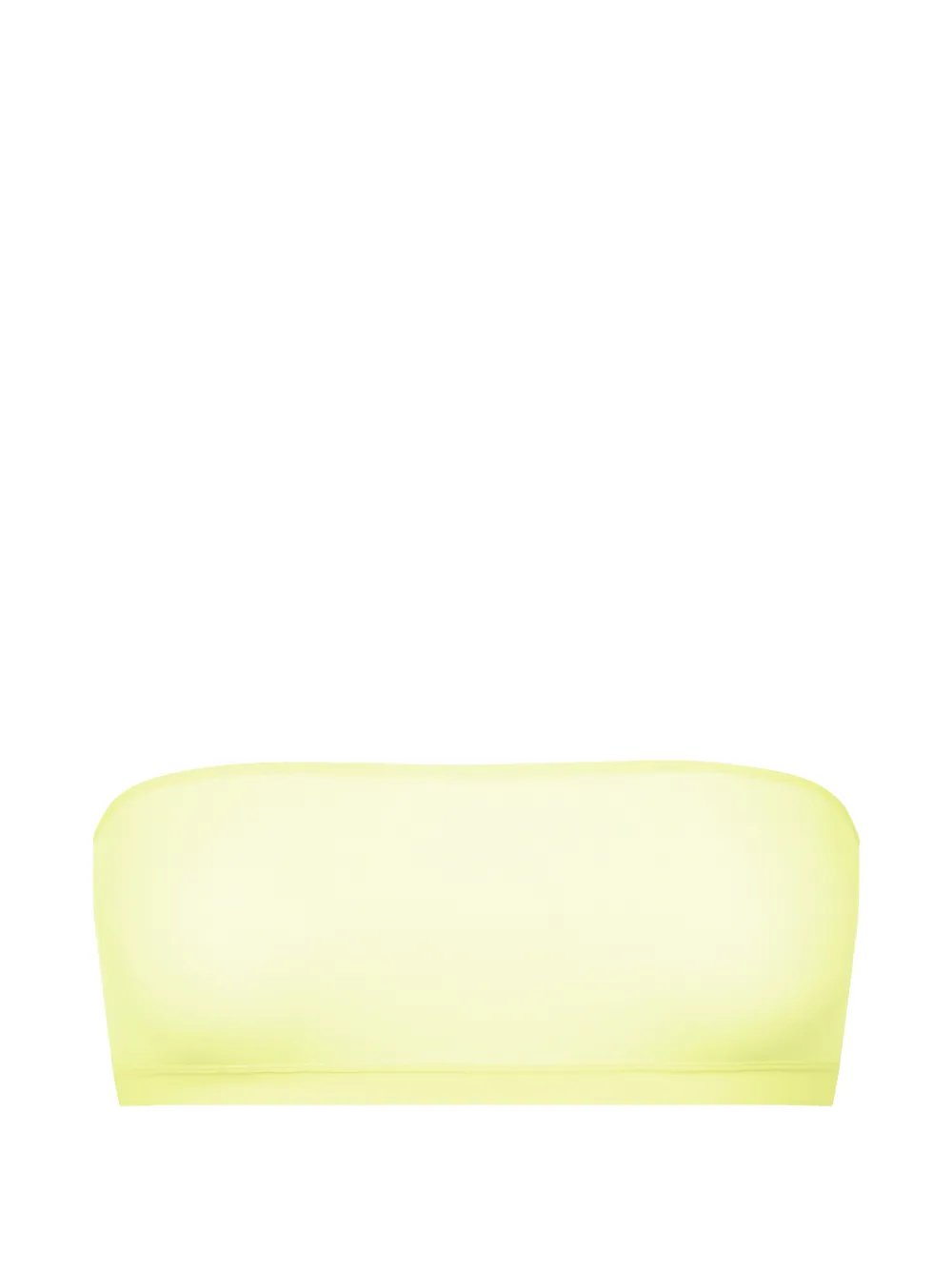 Maison Close Double Sens bandeau sheer bra - Giallo