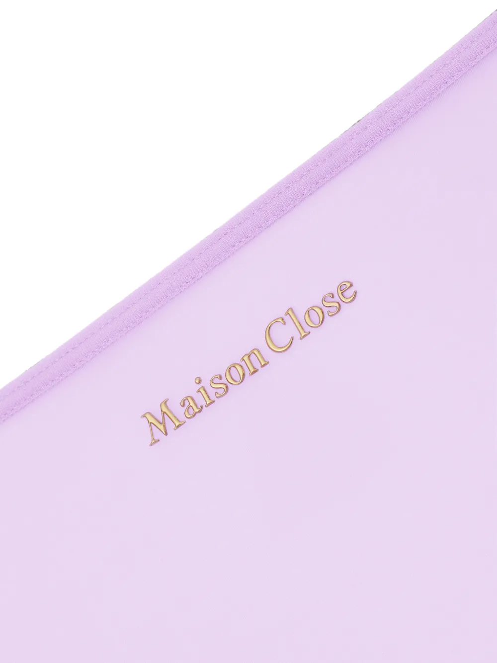 Maison Close Double Sens doorzichtige slip Paars