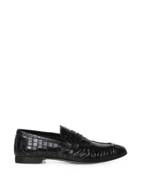 Giuliano Galiano Jacob croc-effect leather loafers