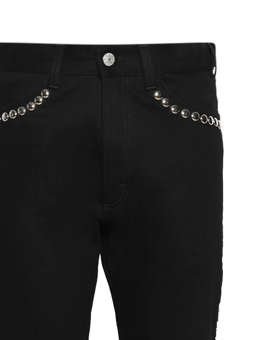  Marking Distance Vaqueros Boogie Con Apliques - Negro 