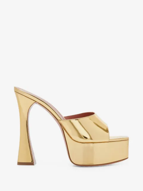 Amina Muaddi Dalida platform sandals
