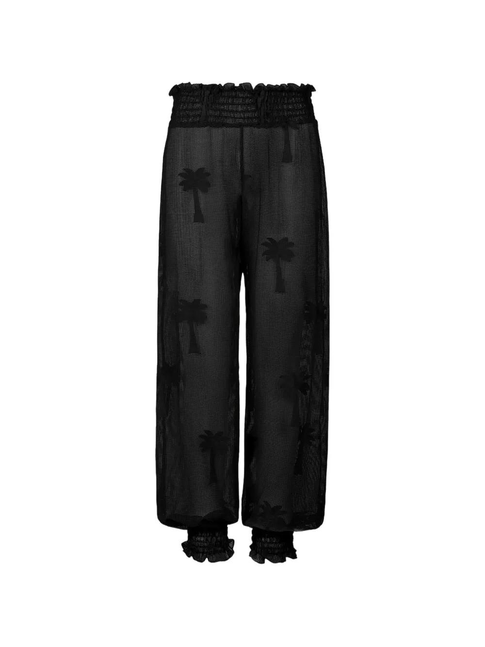 Johanna Ortiz Palm Nomad palm-embroidered trousers - Nero