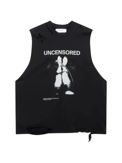 matieres fecales Fetish cut off tank top