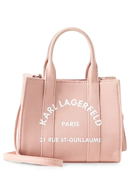 Karl Lagerfeld tote mini con logo estampado