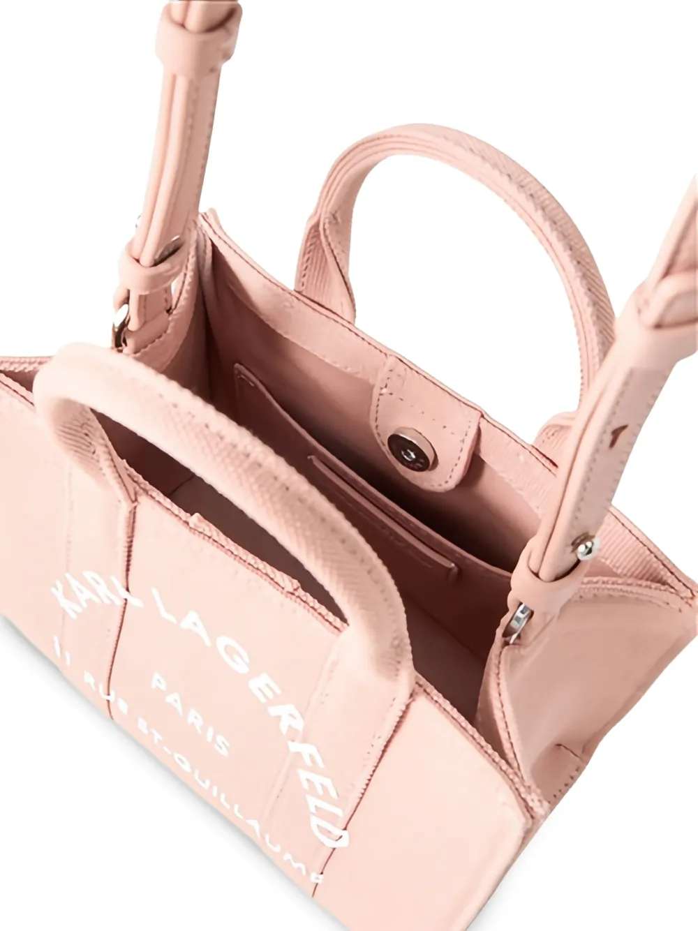 Karl Lagerfeld Shopper met logoprint Roze