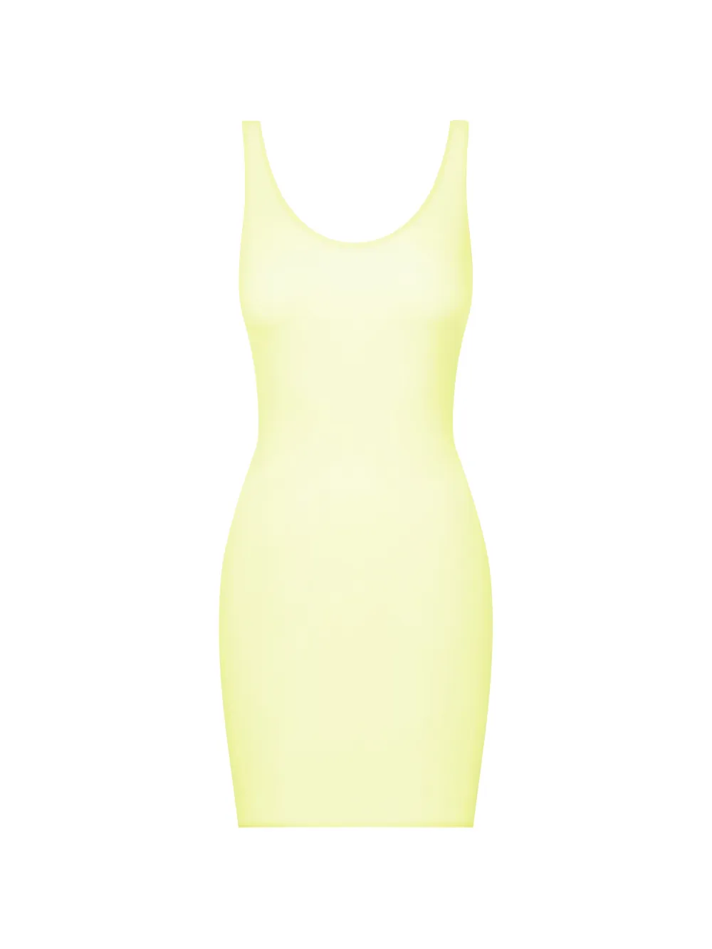 Maison Close Double Sens backless sheer mini dress - Giallo