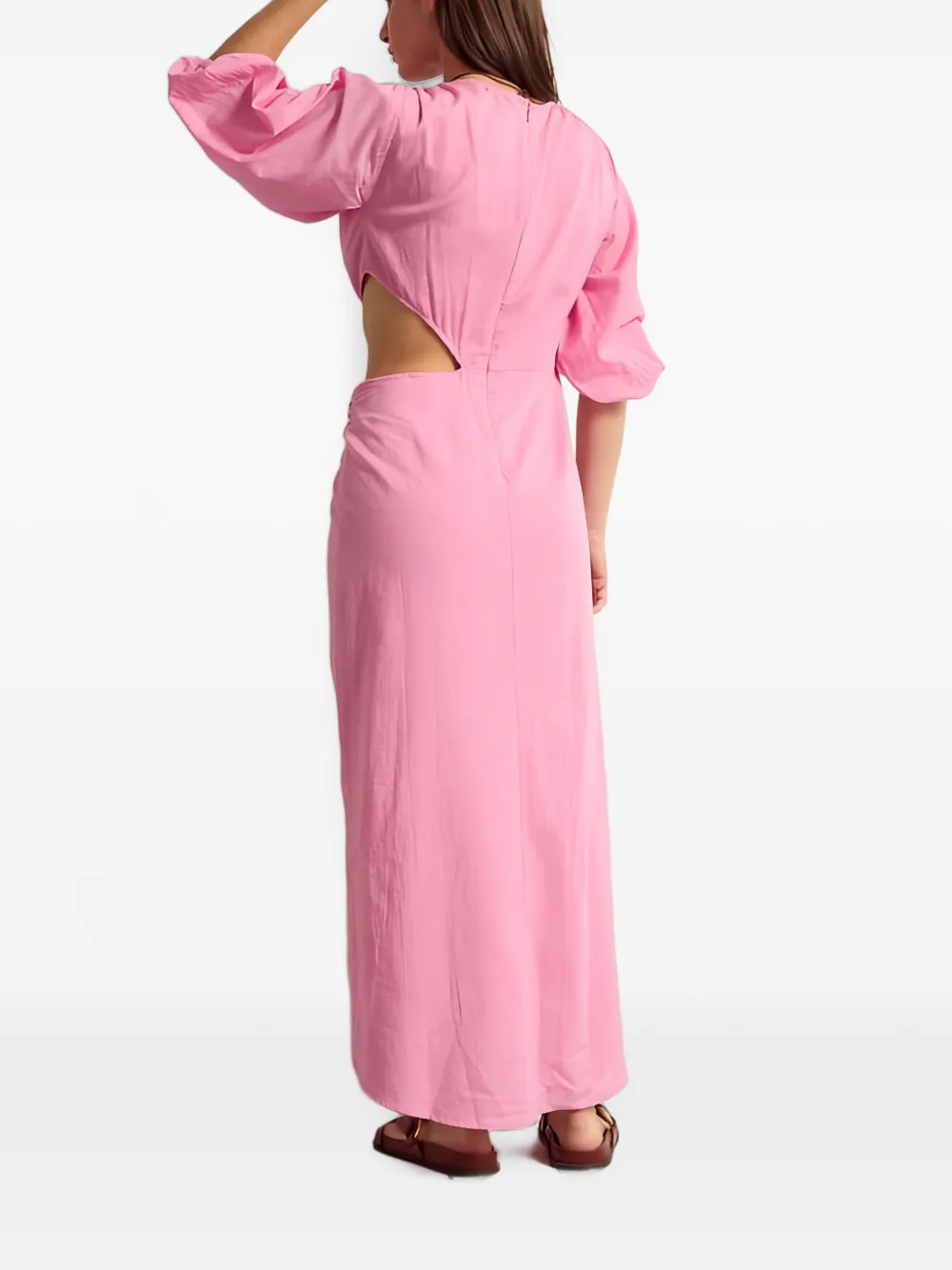 mare di latte Aurore midi-jurk met uitgesneden details Roze