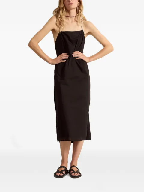 mare di latte midi Abbie open-back dress