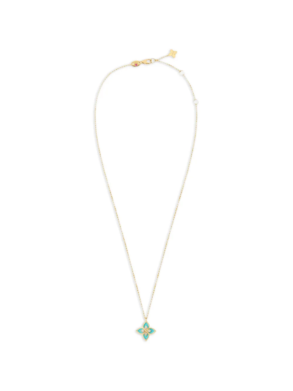 Roberto Coin Collana Princess Flower con diamanti - Oro