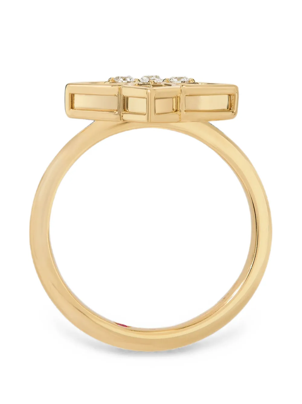 Roberto Coin Princess Flower diamond ring - Gold