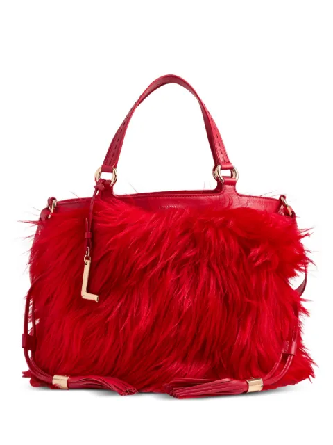 Lancel medium Premier Flirt fur-texture bucket bag