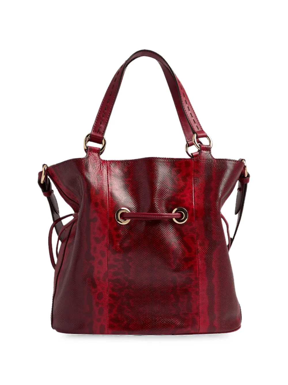 Lancel Premier Flirt medium bucket-tas Rood