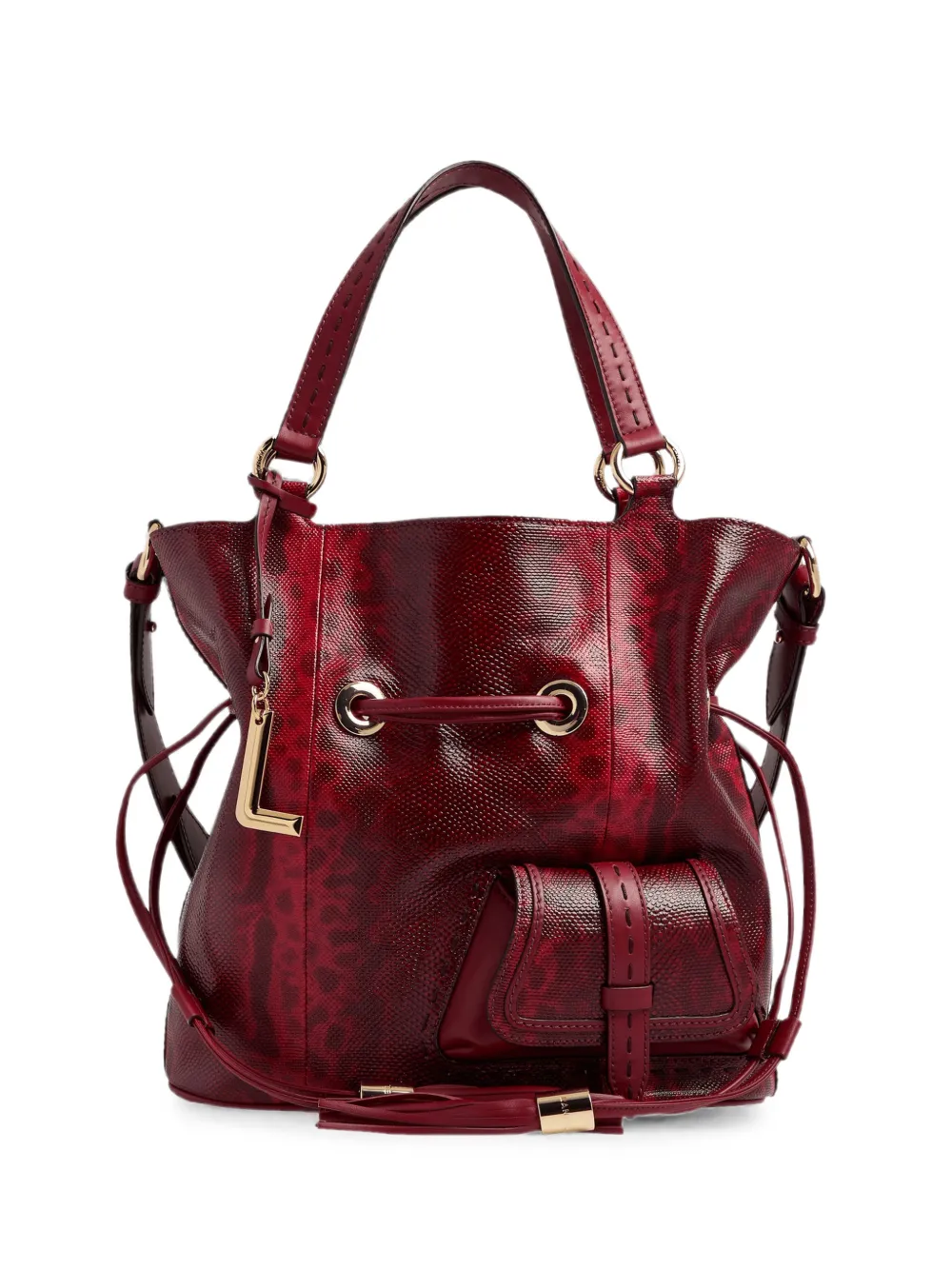 Lancel medium Premier Flirt bucket bag - Rot