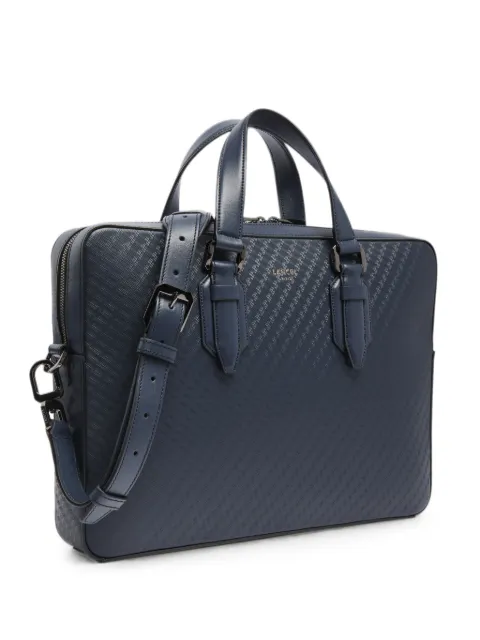 Lancel Charlie monogram-embossed laptop bag