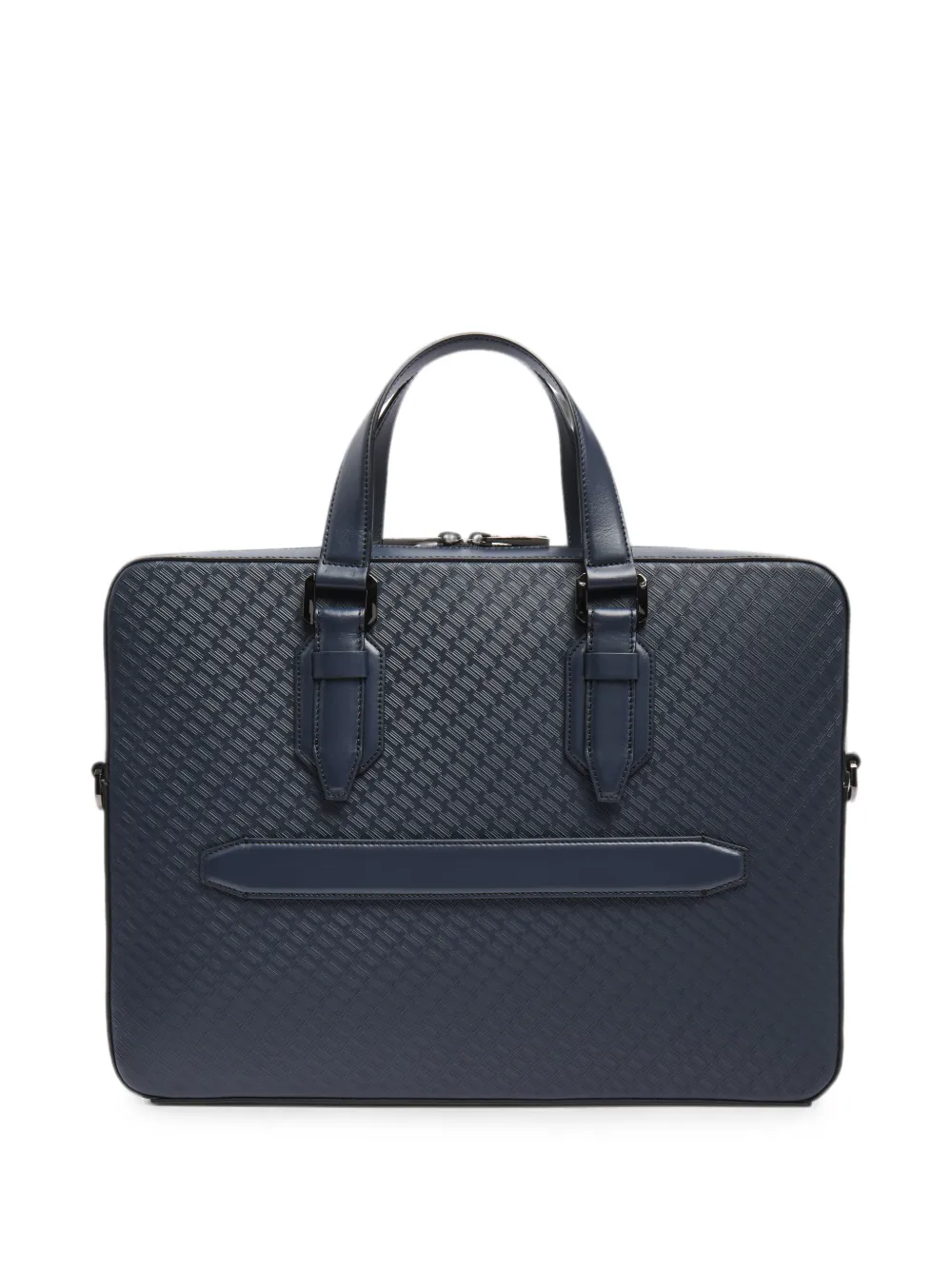 Lancel Charlie laptoptas met monogram-reliëf Blauw