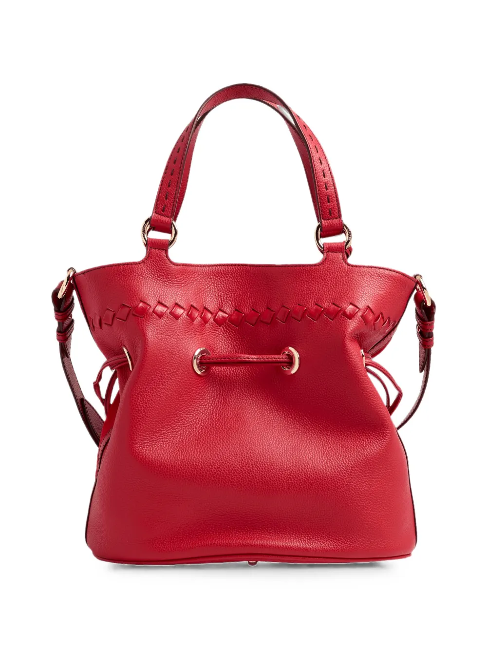 Lancel Medium Premier Flirt bucket-tas met stiksels Rood