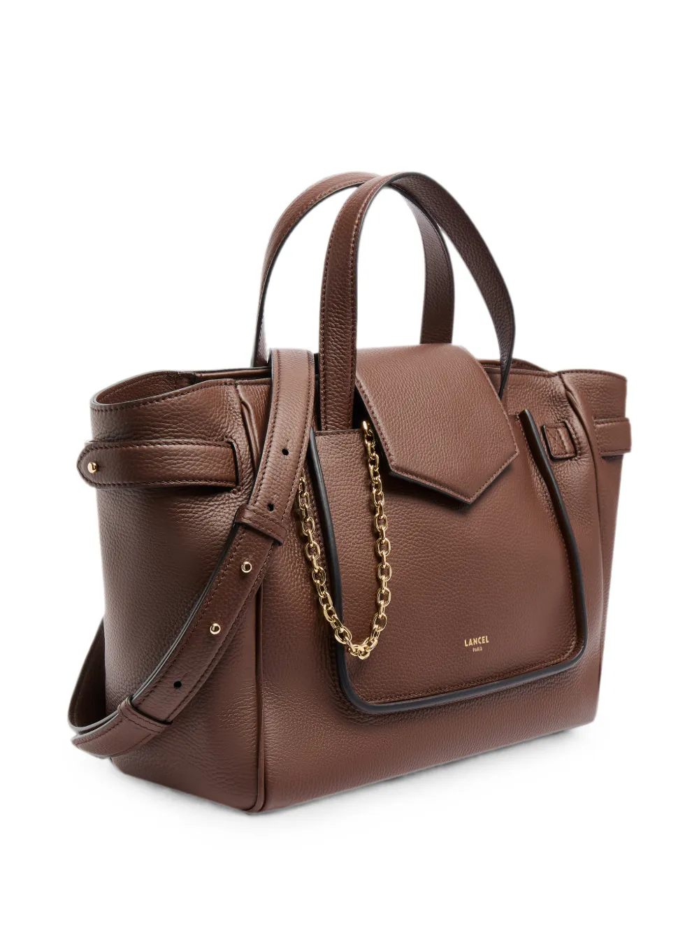 Lancel Medium Thea leren shopper met textuur Bruin