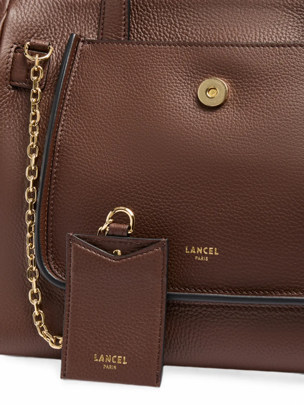 Lancel Medium Thea leren shopper met textuur Bruin
